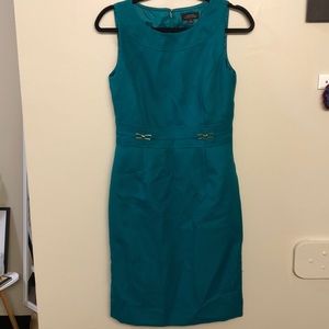 Green/Blue Tahari ASL Premium Designer Dress
